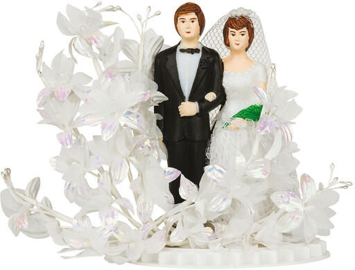 SUJETS DE MARIAGE "COUPLE VALÉRIE" H 15 CM X6