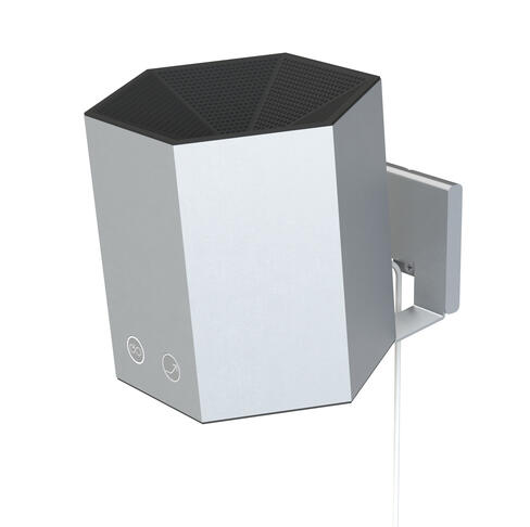 PURIFICATEUR D'AIR COMPACT SHIELD NOIR AVEC SUPPORT MURAL