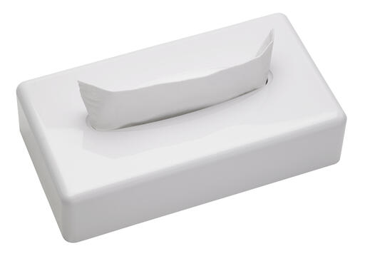 DISTRIBUTEUR POUR BOÎTE À MOUCHOIRS RECTANGULAIRE SANIBOX BLANC