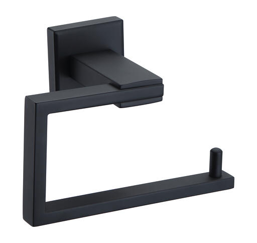 PORTE-ROULEAU PAPIER TOILETTE ARGO NOIR MAT