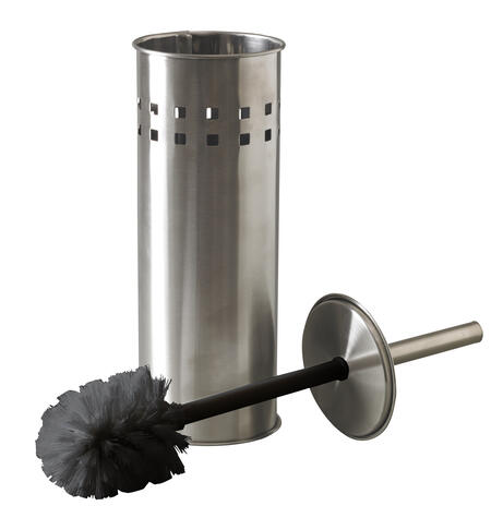 BROSSE WC AVEC SUPPORT INOX BROSSE