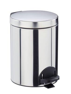 POUBELLE A PEDALE SANELIA 5L INOX BRILLANT