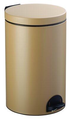 POUBELLE A PEDALE SANELIA 20L BEIGE GRIS
