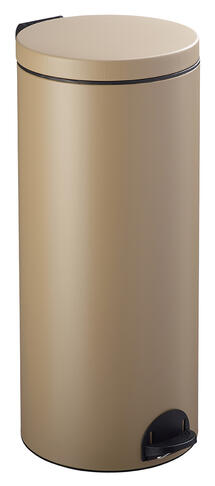 POUBELLE A PEDALE SANELIA 30L BEIGE