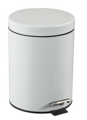 POUBELLE A PEDALE ESSENCIA 5L BLANC