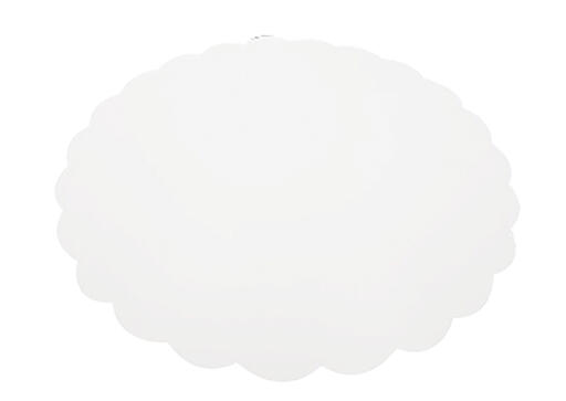 RONDS FESTONNÉS EN CARTON BLANC Ø 290 MM X250