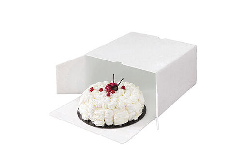 BOITE A VACHERIN 18X18CM BLANC X25