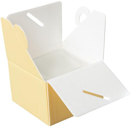 BOÎTES ISOLANTES GLACE EN POLYSTYRÈNE EXPANSÉ JAUNE 1/2 LITRE GLACE X25