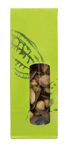 SACHETS SOS CHOCOLATS FENÊTRE VERT CITRON 70X200+40MM 150G X50