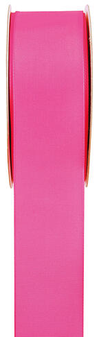 BOBINE 25M DE RUBAN LAITONNÉ UNI 25 MM, ROSE