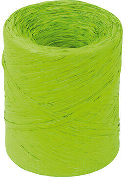 BOBINE 200M DE RAPHIA POLYPROPYLÈNE 15 MM, VERT ANIS