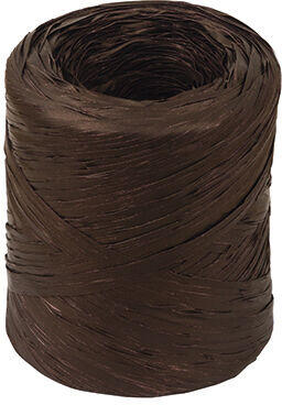 BOBINE 200M DE RAPHIA POLYPROPYLÈNE 15 MM, CHOCOLAT