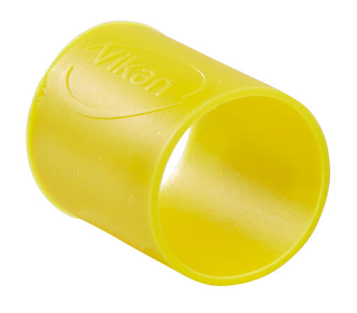 COLLIER COLORE CAOUTCHOUC DIAMETRE 26MM JAUNE X5