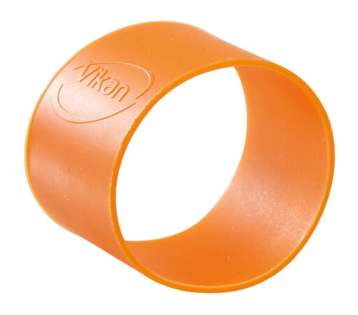 COLLIER COLORE CAOUTCHOUC DIAMETRE 40MM ORANGE X5