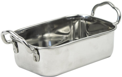 PLAT INOX 14,5X9,5X4,5CM X3
