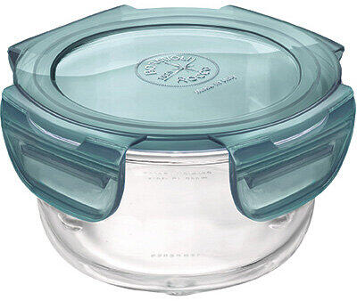 FRIGOVERRE EVOLUTION BOÎTE REPAS RONDE DIAMÈTRE 14 CM, 50 CL À COUVERCLE GRIS