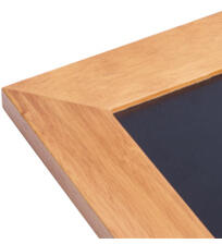 LONGUE ARDOISE MURALE BOIS/TECK CLAIR 150 X 56 CM - 2
