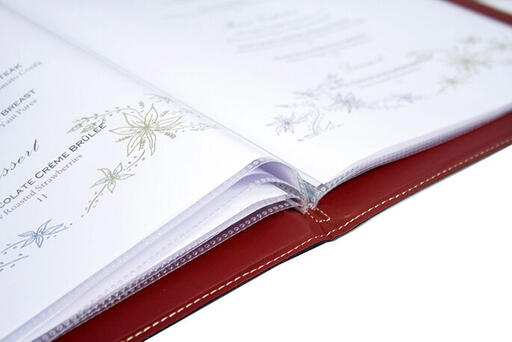 INSERTS POUR PROTÈGE-MENUS FORMAT A4 X10 - 2