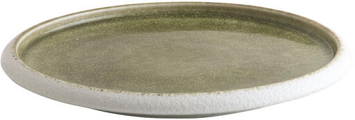 SAVEURS ASSIETTE BLANC/OLIVE Ø 19 CM - 2