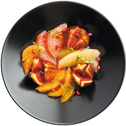 KURO ASSIETTE NOIRE CREUSE Ø 23 CM - 2