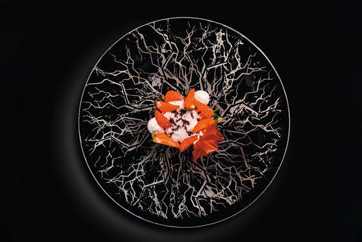 NUIT D'ORAGE ASSIETTE PLATE Ø 28 CM NOIRE - 2