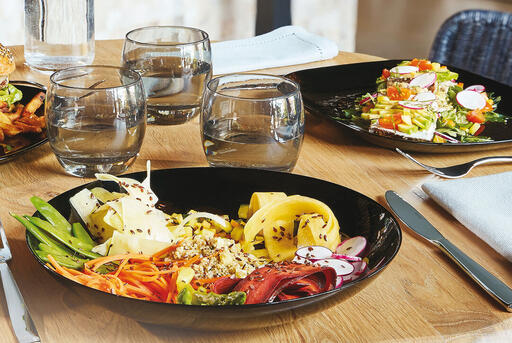 BLACK ASSIETTE COUSCOUS Ø 26 CM - 2