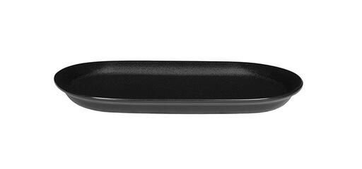 ASSIETTE STEAK 33X22CM NOIR MAT - 2