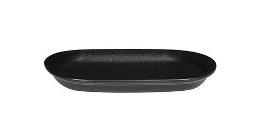 ASSIETTE STEAK 27X20CM NOIR MAT - 2