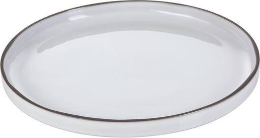 CARACTÈRE ASSIETTE PLATE BLANCHE Ø 26CM - 2