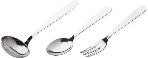 UNI LOUCHE DE SERVICE EN ACIER INOXYDABLE 10 CL 28 CM - 2