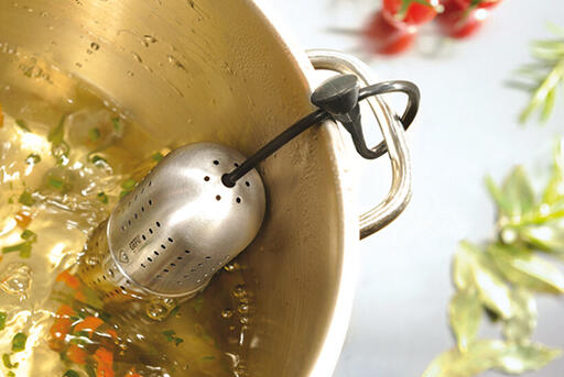 BOULE À CONDIMENTS INOX 12 X 4.5 CM - 2