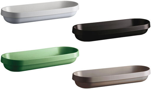 WELCOME PLAT LONG 180 CL 41,2 X 15 CM BLANC - 2