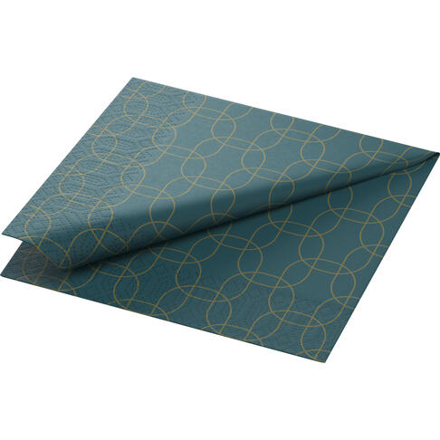 SERVIETTE 33X33CM OUATE 3 PLIS GOLDEN DECO X50 - 2