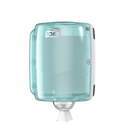 DISTRIBUTEUR BOBINE A DEVIDAGE CENTRAL 1000 FORMATS TORK W2 TURQUOISE - 2