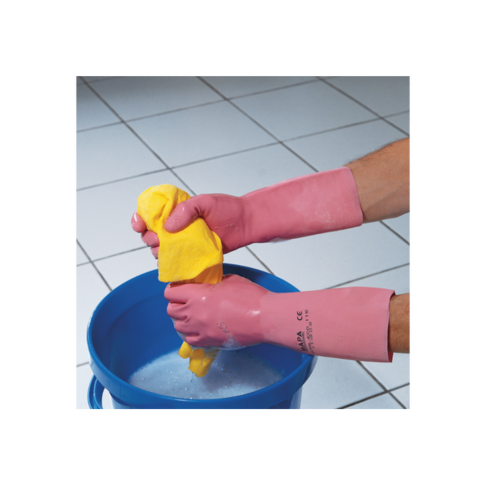 GANT MÉNAGE LATEX ROSE VITAL 115 TAILLE 9 X1 PAIRE - 2