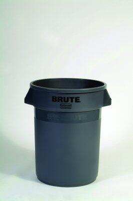 CONTENEUR BRUTE ROND 121L GRIS - 3