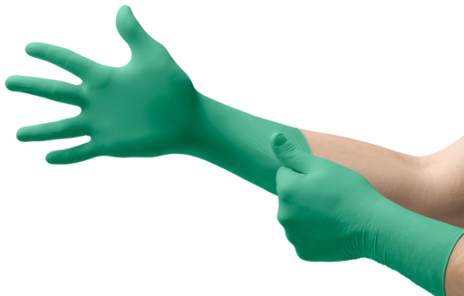 GANT NITRILE VERT TOUCHNTUFF® 92-605 MANCHETTE LONGUE TAILLE M X1000 - 2