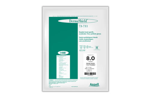 GANT NÉOPRÈNE VERT STÉRILE DERMASHIELD™ 73-711 TAILLE 7 X200 PAIRES - 2
