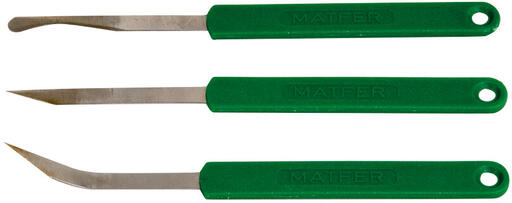 LAMES BOULANGER INOX VERTES DROITES N°5 X2 - 2