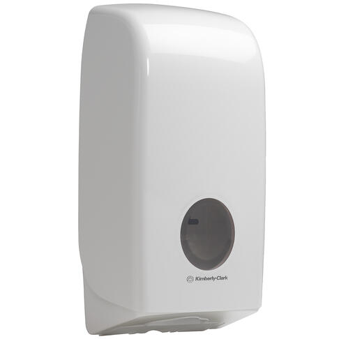 DISTRIBUTEUR DE PAPIER TOILETTE PLIÉ AQUARIUS BLANC - 2