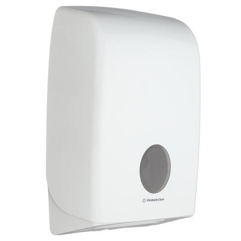 DISTRIBUTEUR D’ESSUIE-MAINS PLIÉS AQUARIUS™ BLANC - 2