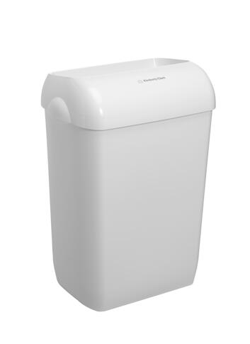 POUBELLE AQUARIUS 43L BLANC X2 - 2