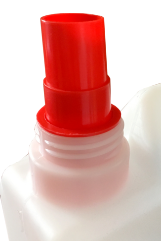 JERRICAN VIDE AVEC BOUCHON ET GOULOT TELESCOPIQUE BLANC 10L - 2