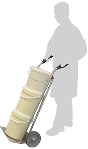 CHARIOT DIABLE INOX SOUDE MAX 250KG - 2