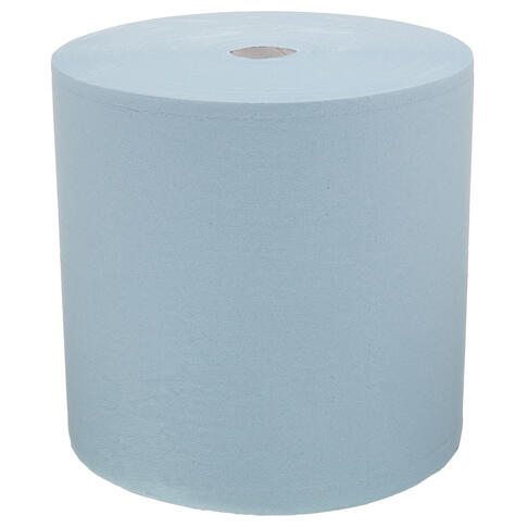 BOBINE DEVIDAGE CLASSIQUE AIRFLEX WYPALL L30 BLEU 750 FORMATS 3 PLIS 33X38CM - 2