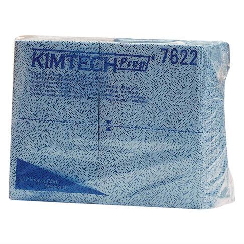 LAVETTE NON TISSEE USAGE COURT KIMTECH PREP 49X38CM BLEU 12X35 FORMATS - 2