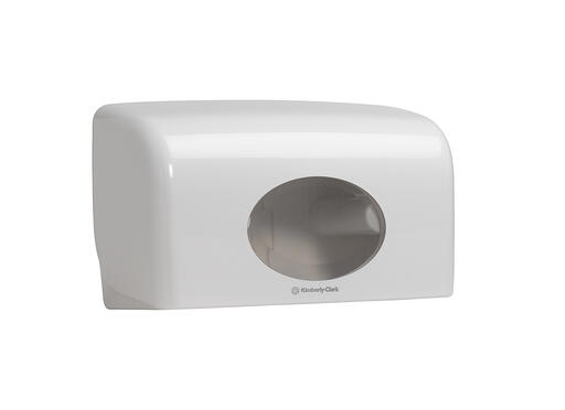 DISTRIBUTEUR DE PAPIER TOILETTE PETIT ROULEAU DOUBLE AQUARIUS™BLANC - 2