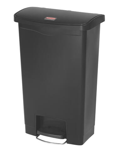 POUBELLE A PEDALE SLIM JIM STEP ON 50L MODELE LARGE RESINE NOIR - 2