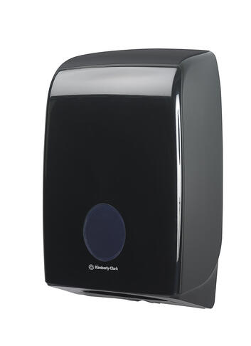 DISTRIBUTEUR D’ESSUIE-MAINS PLIÉS AQUARIUS™ NOIR - 2