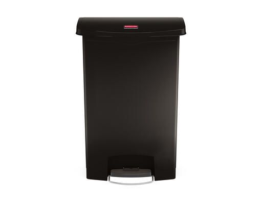 POUBELLE A PEDALE SLIM JIM STEP ON 90L MODELE LARGE RESINE NOIR - 2